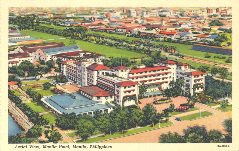 Daily Life - Manila Hotel Aerial View